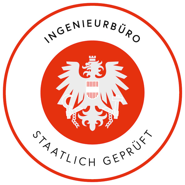 Logo Ingenieurbüro Staatlich geprüft Siegel